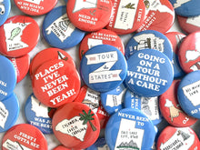 Load image into Gallery viewer, Tour The States Collectible 2.25 Individual Buttons