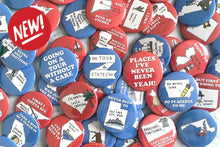 Load image into Gallery viewer, Tour The States Collectible 2.25 Individual Buttons