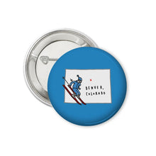 Load image into Gallery viewer, Tour The States Collectible 2.25 Individual Buttons Colorado