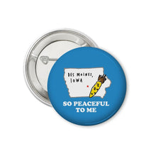 Load image into Gallery viewer, Tour The States Collectible 2.25 Individual Buttons Iowa