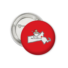 Load image into Gallery viewer, Tour The States Collectible 2.25 Individual Buttons Massachusetts