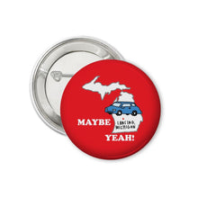 Load image into Gallery viewer, Tour The States Collectible 2.25 Individual Buttons Michigan
