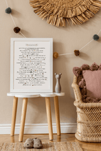 Load image into Gallery viewer, Tour The States Lyric Poster