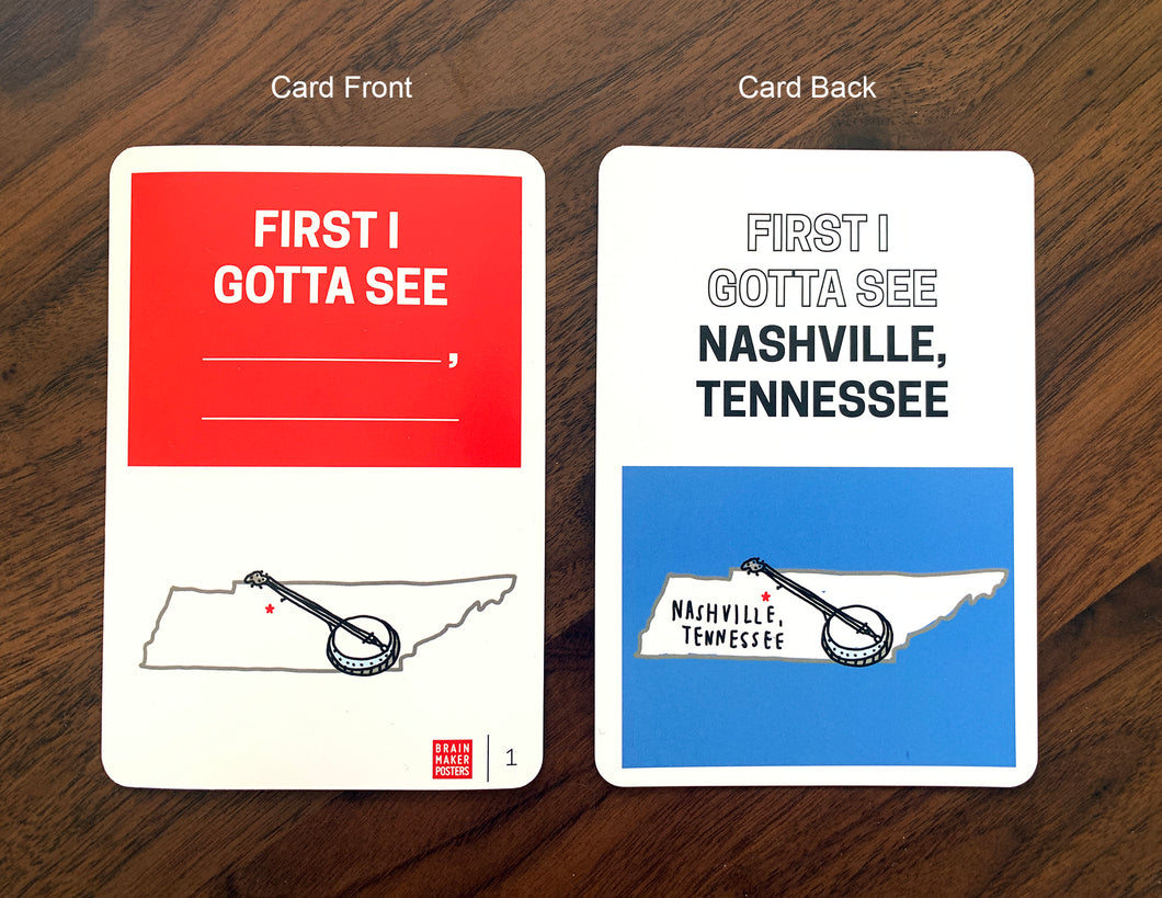 Tour the States Flash Cards