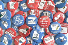 Load image into Gallery viewer, Tour The States Collectible 2.25 Buttons - All 54 Pack
