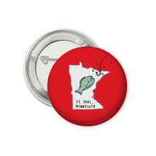 Load image into Gallery viewer, Tour The States Collectible 2.25 Individual Buttons Minnesota
